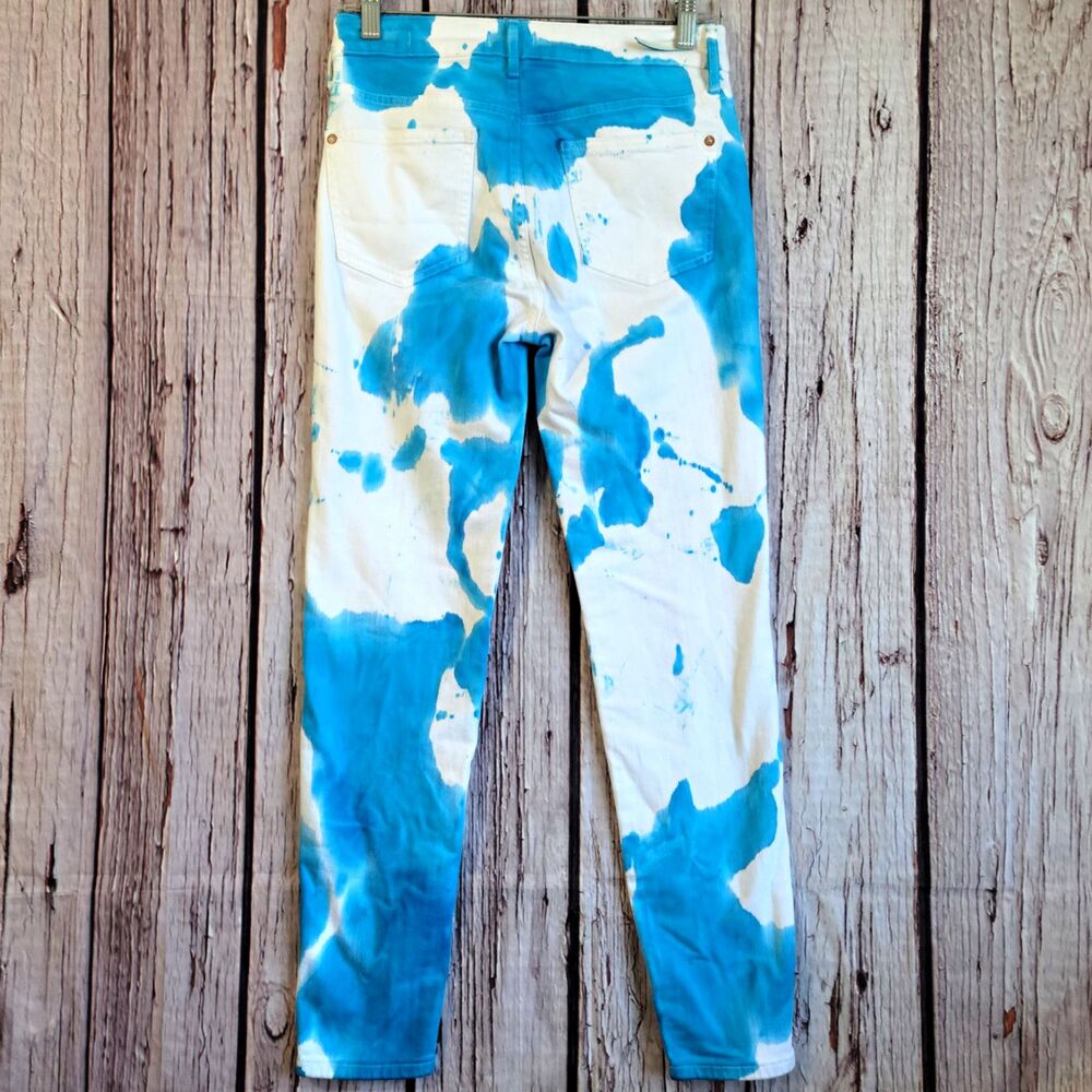 Pilcro and the Letterpress Women’s High Rise Skinny Tie-Dye Stretch Denim Jeans